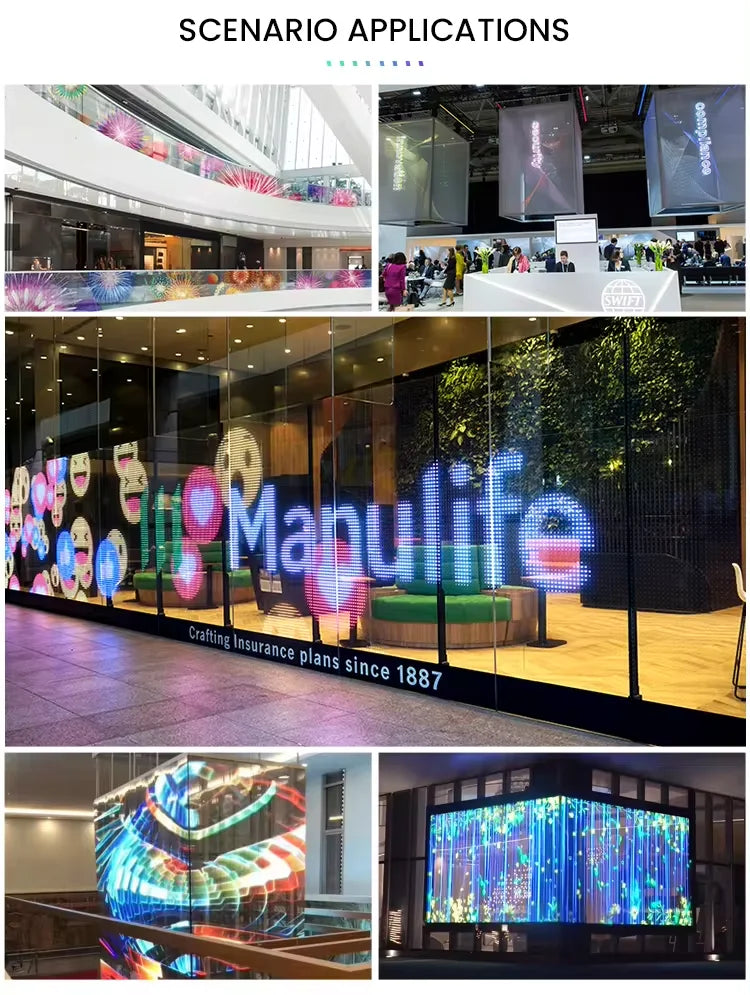 FlexiGlow™ Transparent LED Film – Dynamic Window Display Series