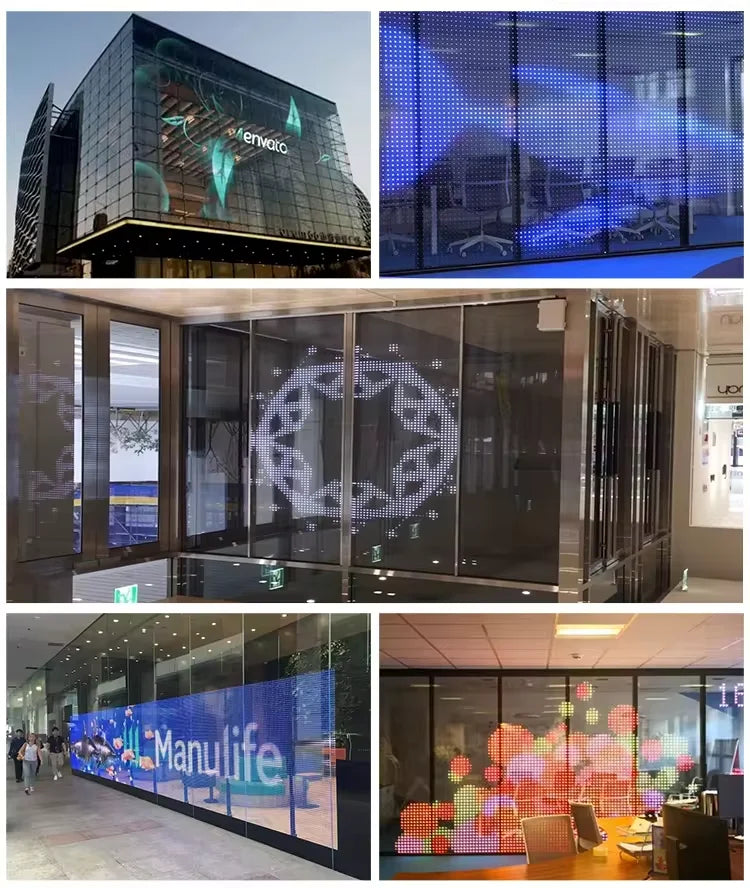 FlexiGlow™ Transparent LED Film – Dynamic Window Display Series