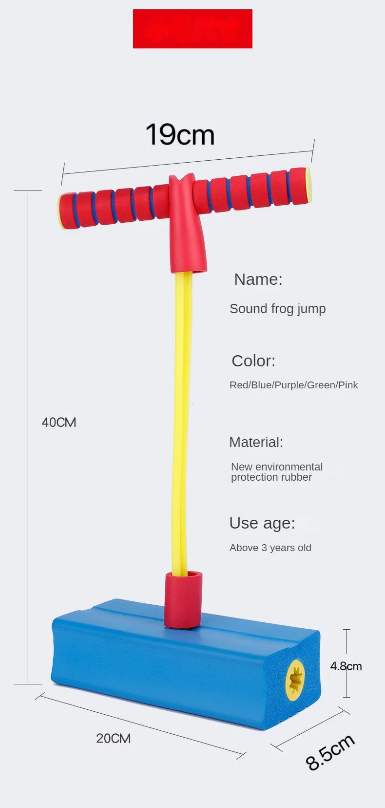 JumpyPop™ Foam Pogo Jumper – Active Fun for Kids 3+