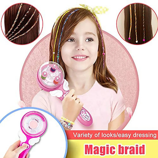 TwistEase™ Automatic Hair Braider – DIY Styling Tool for Girls
