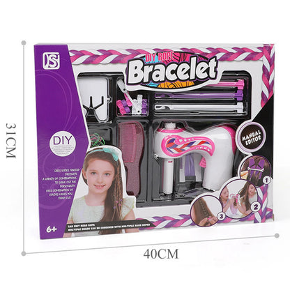 BraidWhirl™ Hair Styling Machine – Pigtail & Twist Kit for Kids