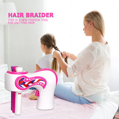 BraidWhirl™ Hair Styling Machine – Pigtail & Twist Kit for Kids