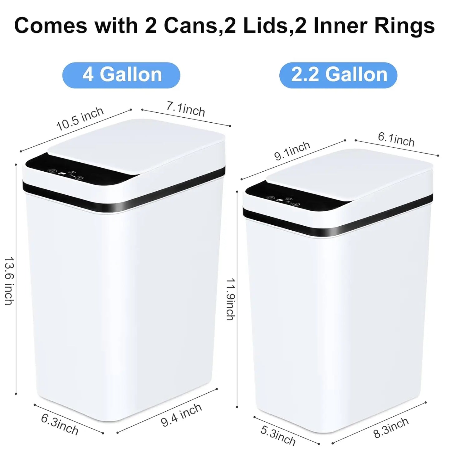 CleanSense Motion Bin Set™ (12L + 18L)