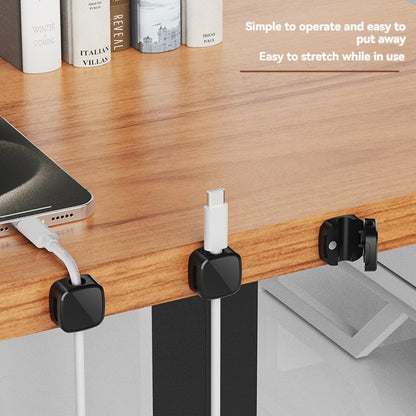 SnapTidy™ Magnetic Cable Organizer – Desk & Home Edition