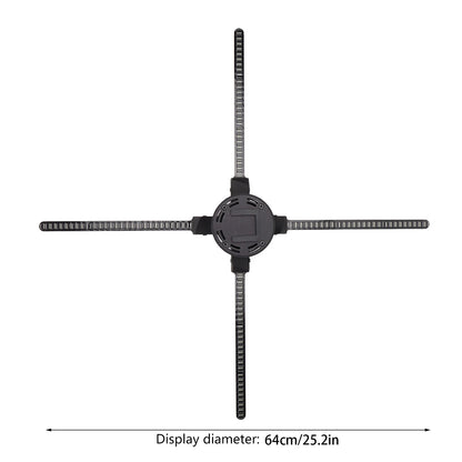 HoloSpin™ 3D Hologram Fan Display – Smart WiFi Ad Projector