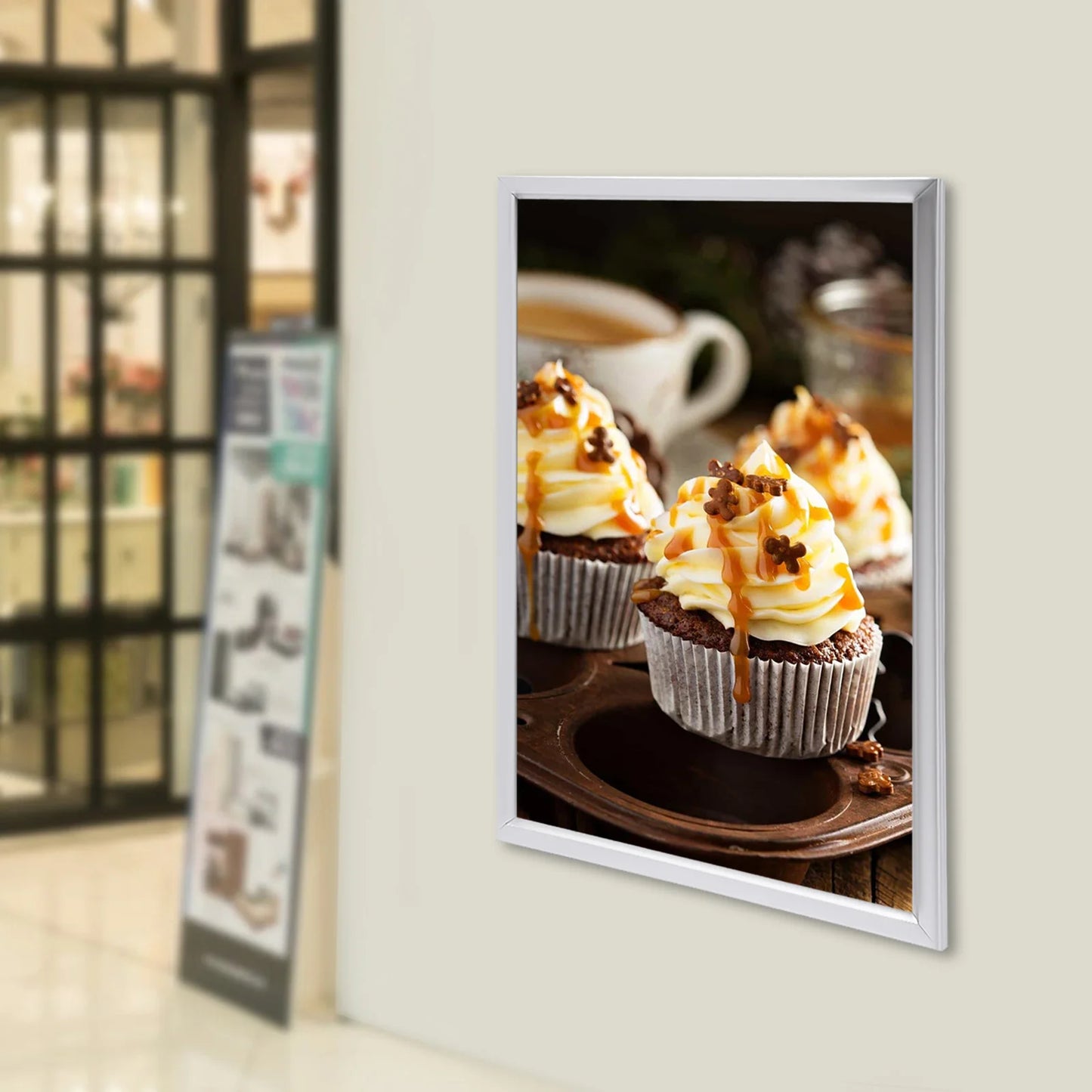 LED Light Box Backlit Movie Poster Art Picture Frame 24" X 36" Advertising Display