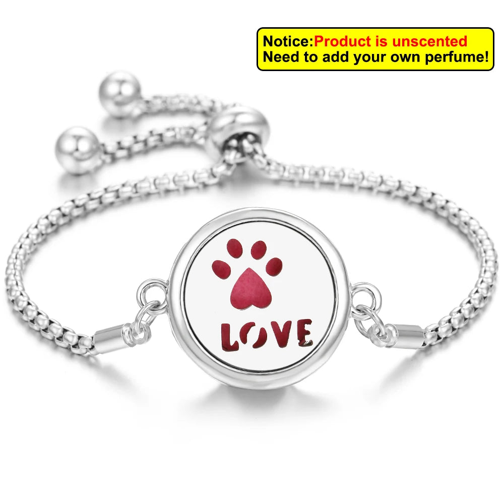 WhiffAura™ Charm Diffuser Bracelet – Heart & Spirit Edition