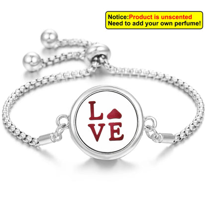 WhiffAura™ Charm Diffuser Bracelet – Heart & Spirit Edition