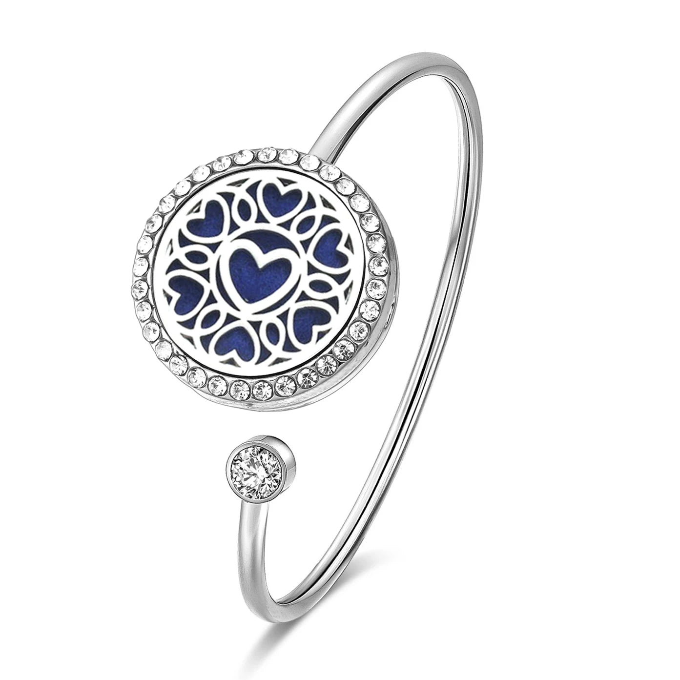 SoulScent™ Tree of Life Aromatherapy Bracelet – Crystal Edition
