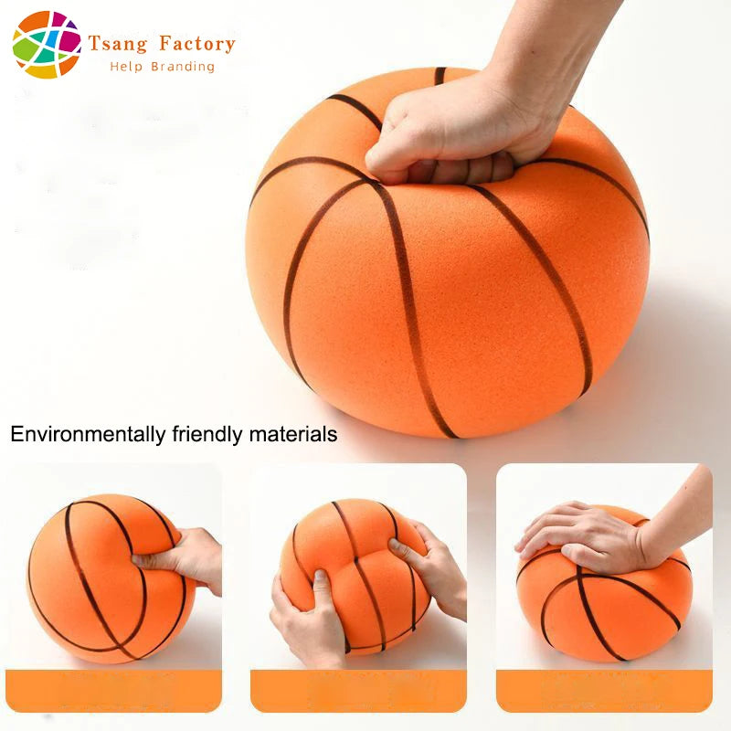 SilencioBall™ Mute Basketball – Noiseless Foam Edition