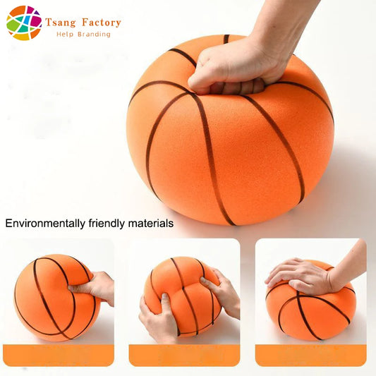 SilencioBall™ Mute Basketball – Noiseless Foam Edition