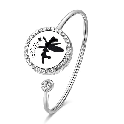 SoulScent™ Tree of Life Aromatherapy Bracelet – Crystal Edition
