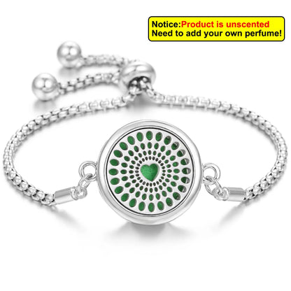 WhiffAura™ Charm Diffuser Bracelet – Heart & Spirit Edition