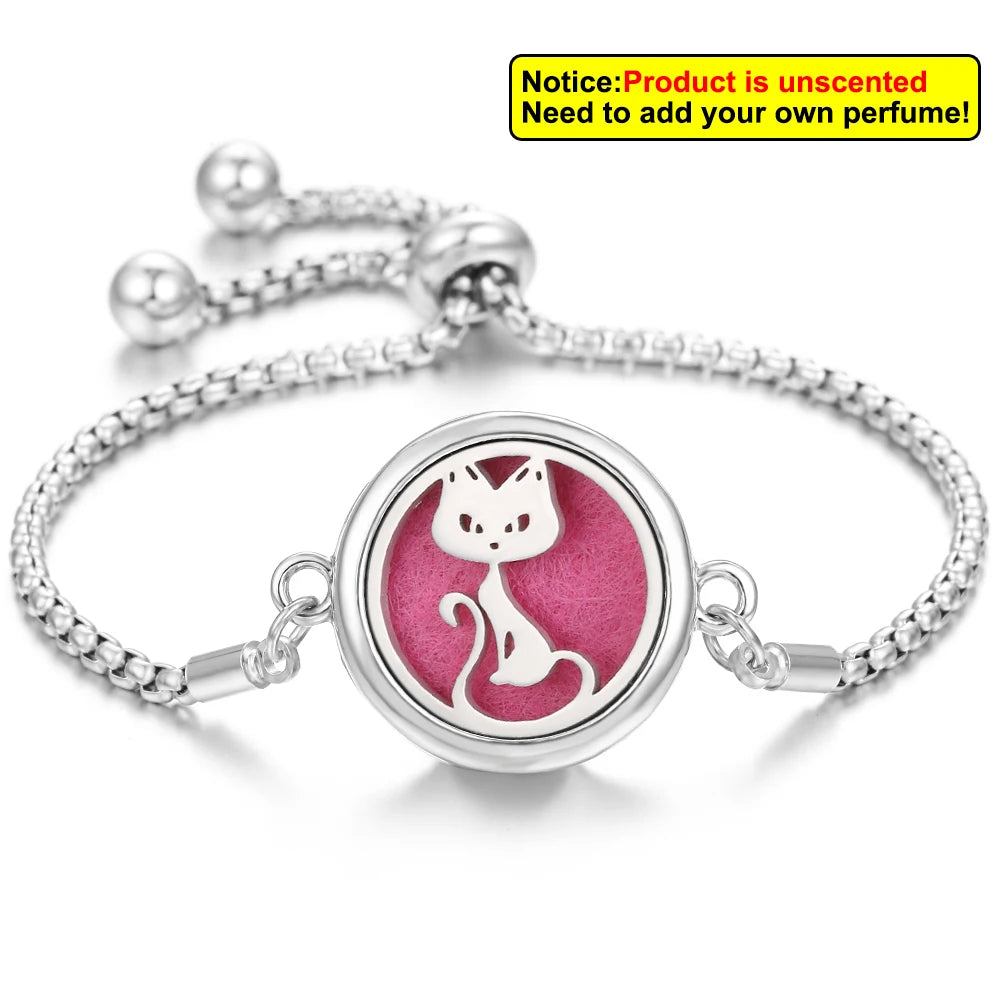 WhiffAura™ Charm Diffuser Bracelet – Heart & Spirit Edition