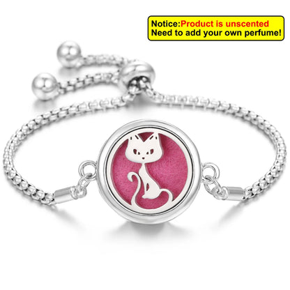 WhiffAura™ Charm Diffuser Bracelet – Heart & Spirit Edition