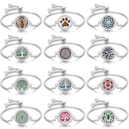 WhiffAura™ Charm Diffuser Bracelet – Heart & Spirit Edition
