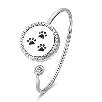 SoulScent™ Tree of Life Aromatherapy Bracelet – Crystal Edition