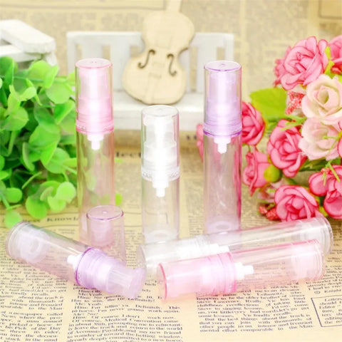 Empty Airless Pump Plastic Bottles Vacuum Pressure Emulsion Bottle With Lotion Pump On Travelling Cosmetic Packaging Accessories