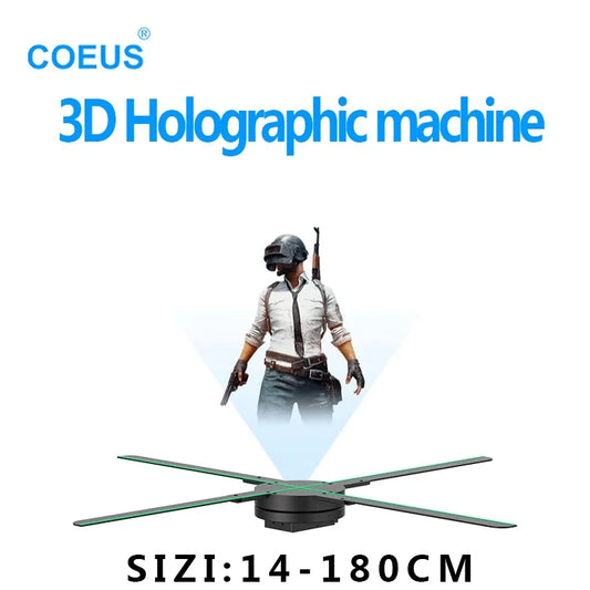HoloRise™ 3D Holographic Display Fan – Wall & Ceiling Edition