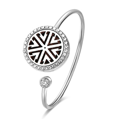 SoulScent™ Tree of Life Aromatherapy Bracelet – Crystal Edition