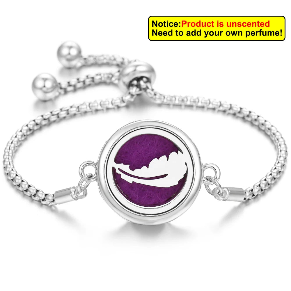 WhiffAura™ Charm Diffuser Bracelet – Heart & Spirit Edition