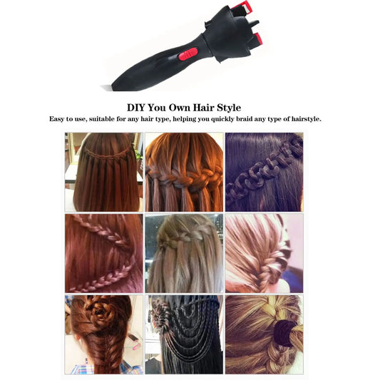 GlamTwist™ Electric Braid Maker – Quick DIY Styling Tool