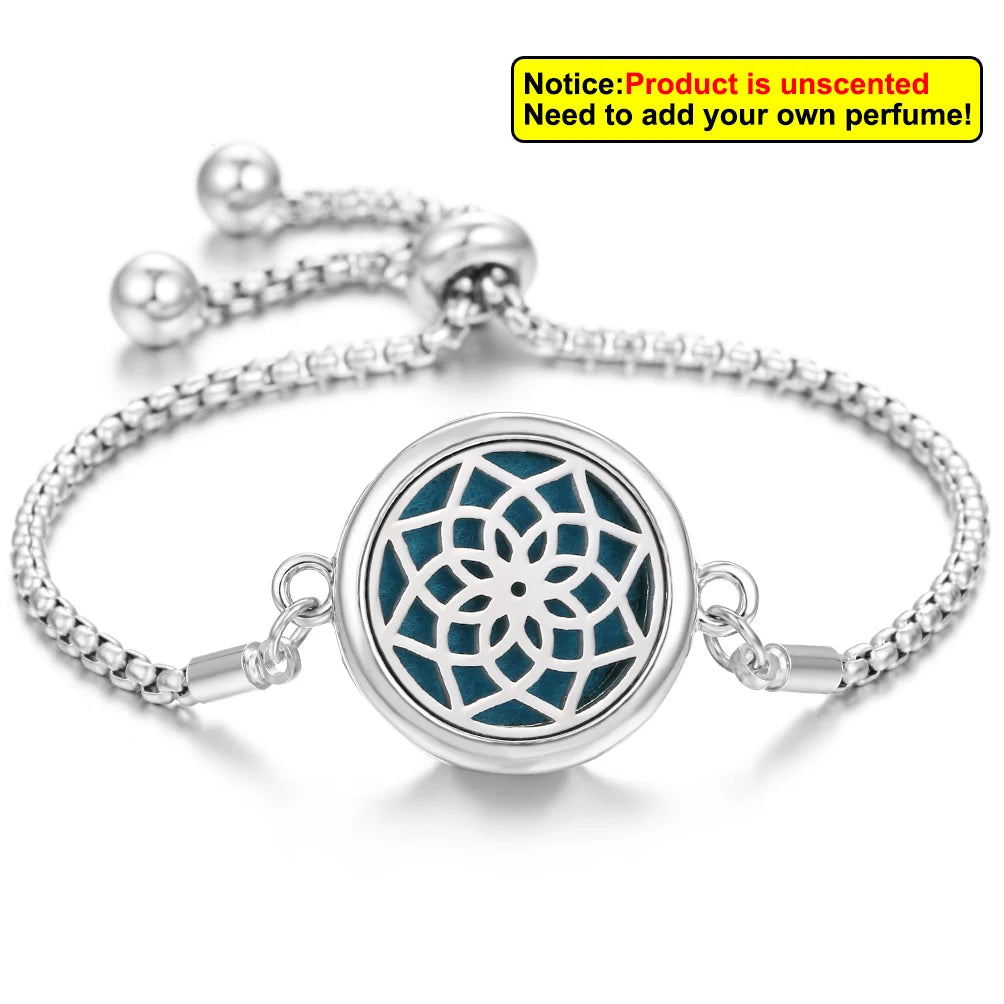 WhiffAura™ Charm Diffuser Bracelet – Heart & Spirit Edition