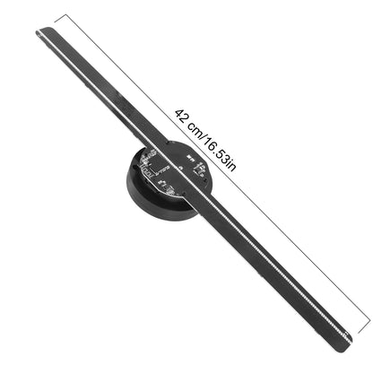 HoloVibe™ 3D LED Hologram Projector – 40CM WiFi Display Fan