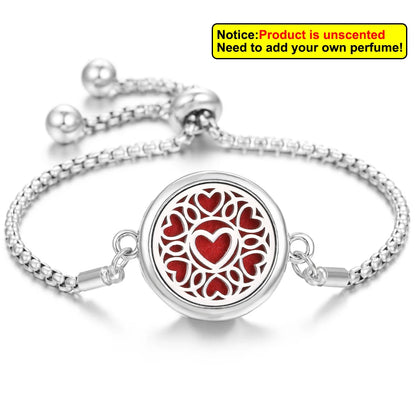 WhiffAura™ Charm Diffuser Bracelet – Heart & Spirit Edition