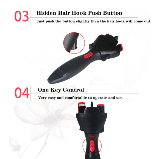 GlamTwist™ Electric Braid Maker – Quick DIY Styling Tool