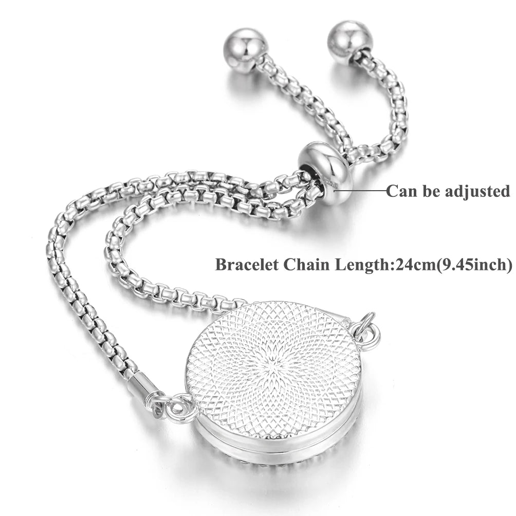 WhiffAura™ Charm Diffuser Bracelet – Heart & Spirit Edition