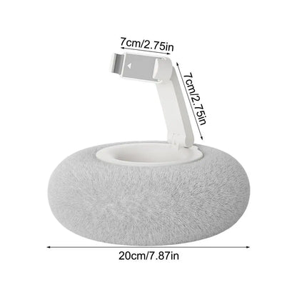 CozyCradle™ Adjustable Pillow Stand – Bed & Desktop Edition