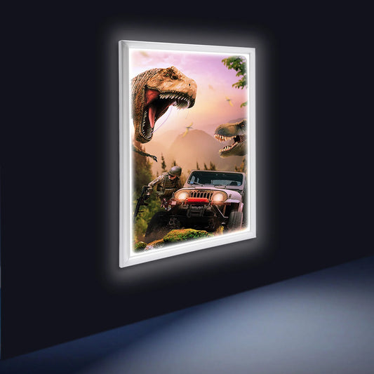 LED Light Box Backlit Movie Poster Art Picture Frame 24" X 36" Advertising Display