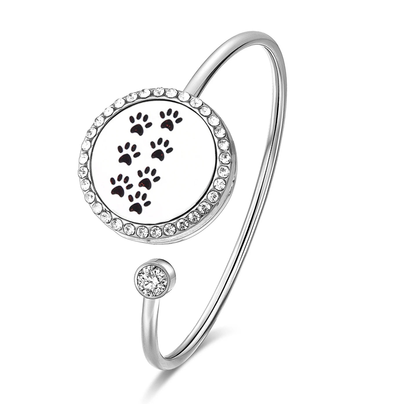 SoulScent™ Tree of Life Aromatherapy Bracelet – Crystal Edition