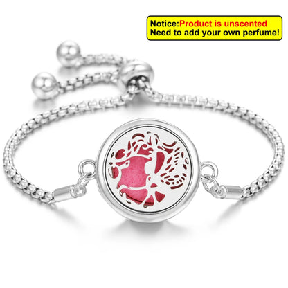 WhiffAura™ Charm Diffuser Bracelet – Heart & Spirit Edition