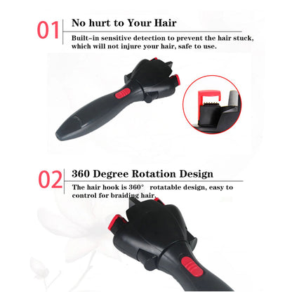 GlamTwist™ Electric Braid Maker – Quick DIY Styling Tool