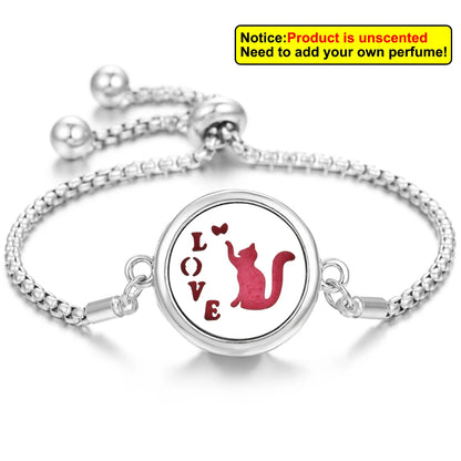 WhiffAura™ Charm Diffuser Bracelet – Heart & Spirit Edition