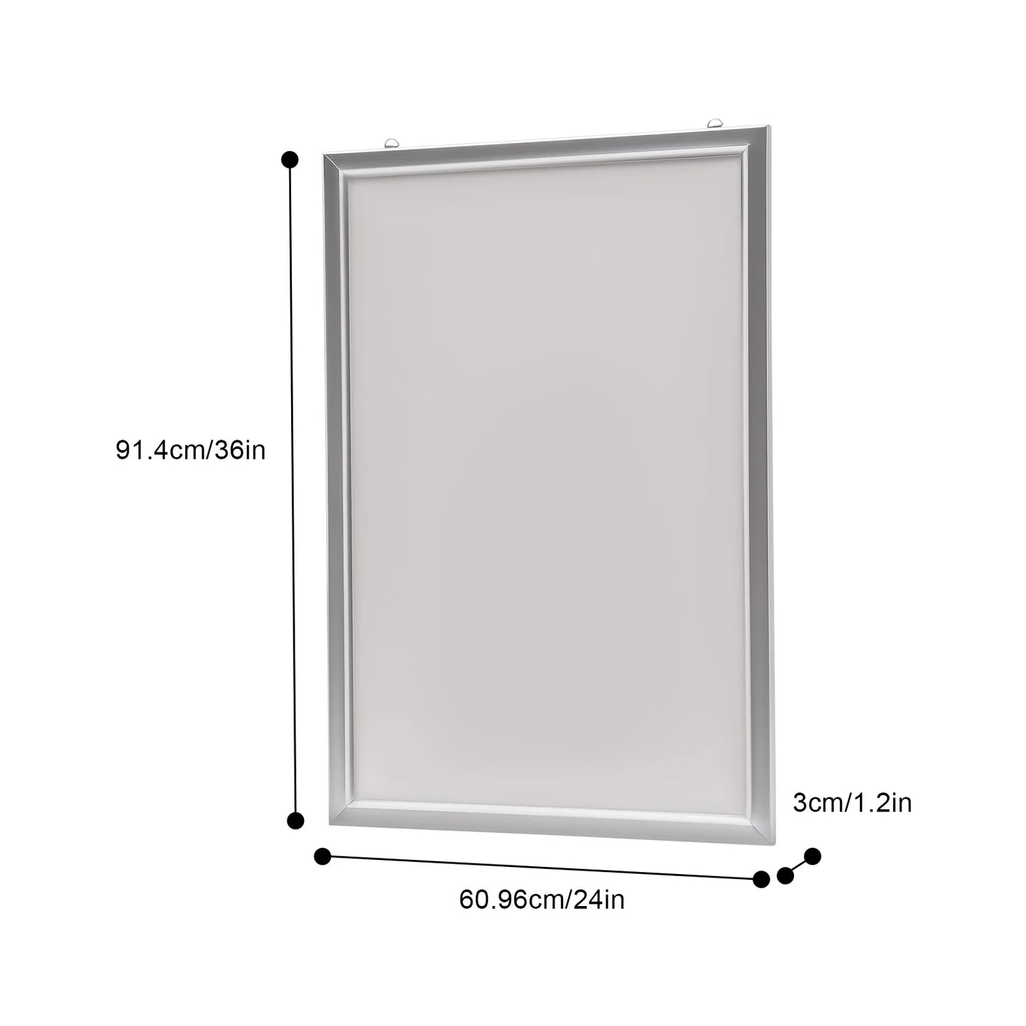 LED Light Box Backlit Movie Poster Art Picture Frame 24" X 36" Advertising Display