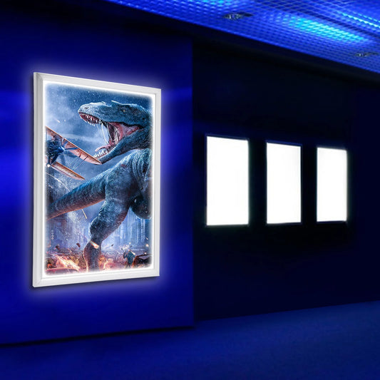LED Light Box Backlit Movie Poster Art Picture Frame 24" X 36" Advertising Display