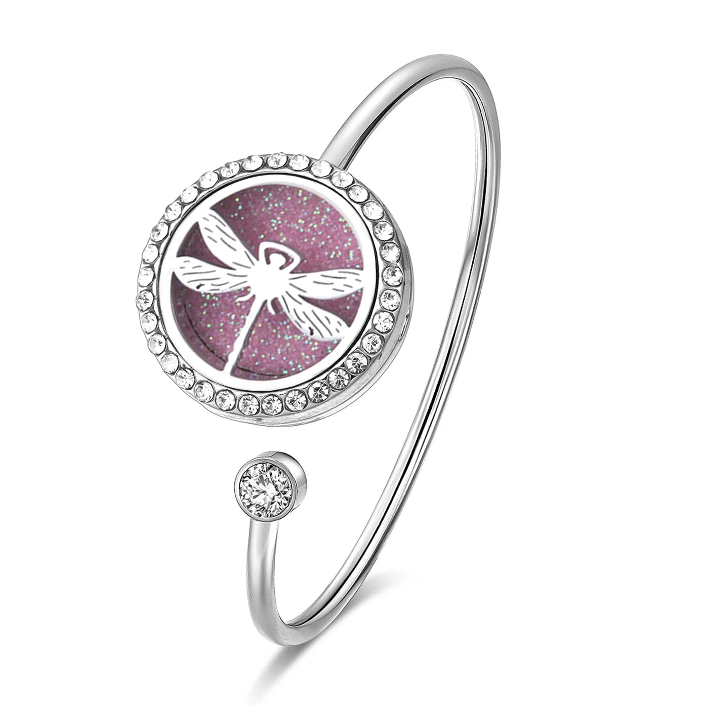 SoulScent™ Tree of Life Aromatherapy Bracelet – Crystal Edition