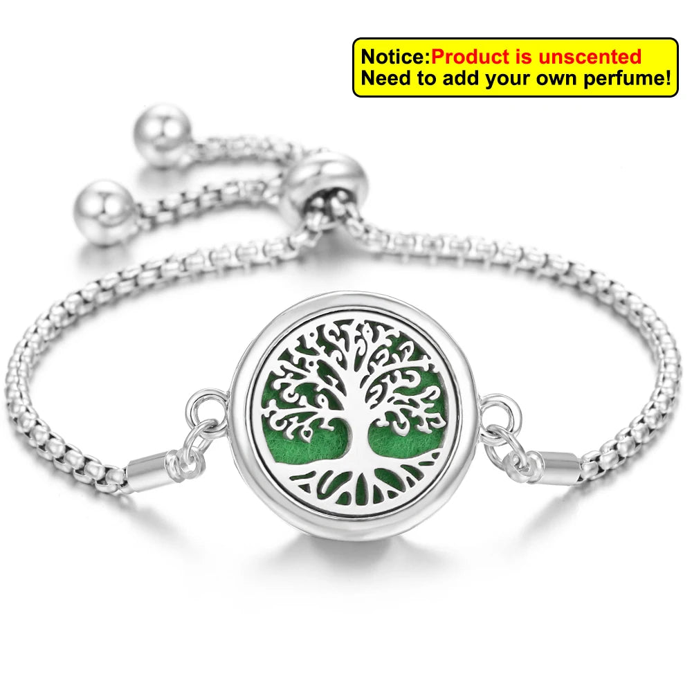 WhiffAura™ Charm Diffuser Bracelet – Heart & Spirit Edition